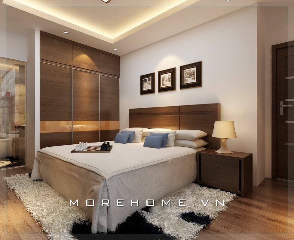Giường ngủ chung cư hiện đại Giường ngủ chung cư hiện đại