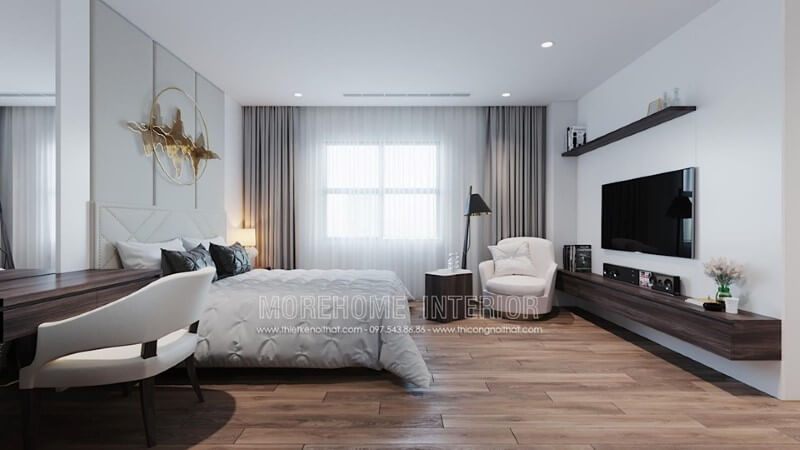 Trang trí nội thất phòng ngủ hiện đại đẹp với nội thất hiện đại, độc đáo