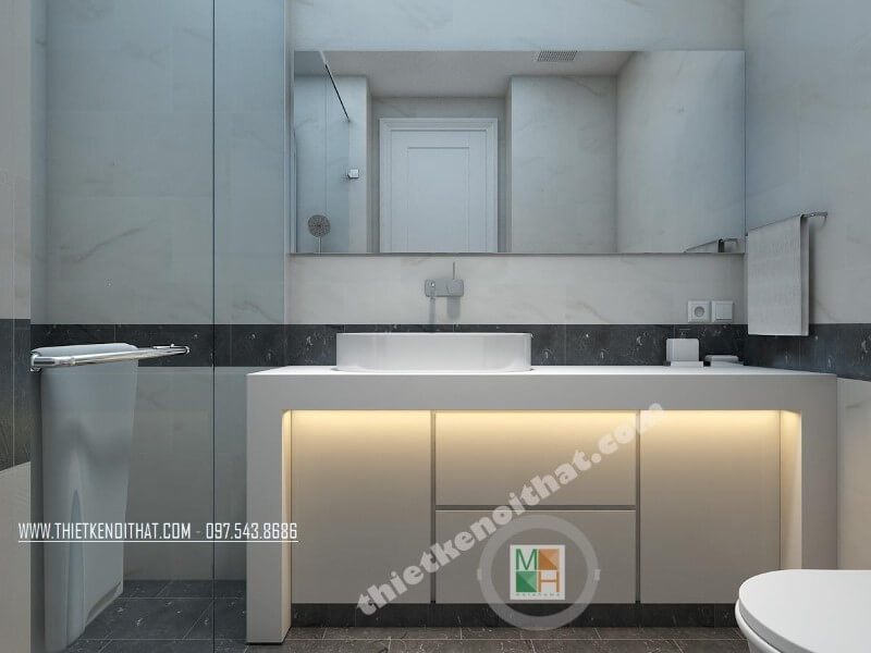 . Với khả năng uốn cong và những điểm nổi bật, bộ tủ lavabo của bạn sẽ trở nên đẹp hơn và lôi cuốn hơn nếu bạn sử dụng chất liệu đá nhân tạo solid surface.
